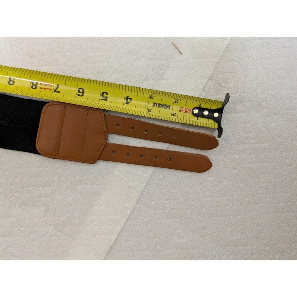 Women's BG Street Black Brown Leather Belt 31